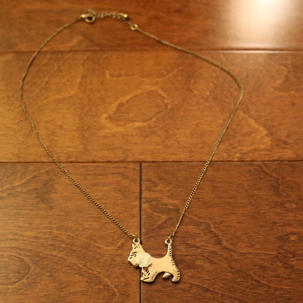Forever 21 Cute Scottie Charm Necklace